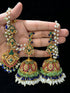 Noratan jhumke tika